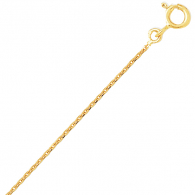 Chane or maille forat 9 carats