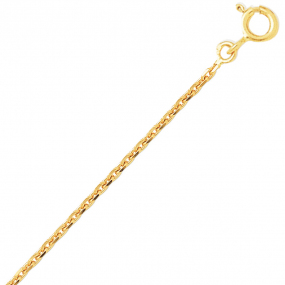 Cha�ne or maille for�at 9 carats en r�duction