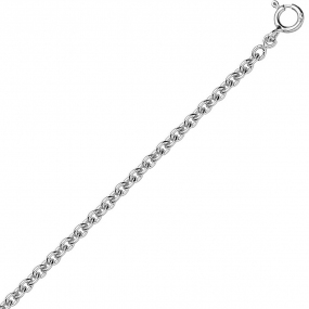 Chane or maille forat ronde en rduction