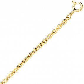 Chane or maille forat ronde en rduction