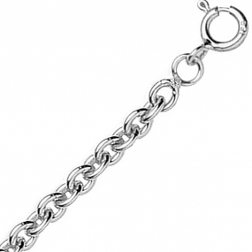 Chane or maille forat ronde similaire
