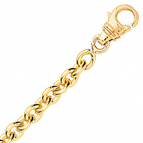 Chane or maille forat ronde similaire