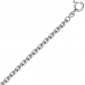 Chane or maille forat ronde 9 carats en rduction