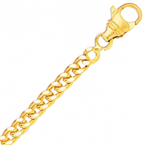 Chaine or maille Gourmette en r�duction