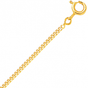 Chaine or maille Gourmette 9 carats similaire
