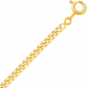 Chaine or maille Gourmette 9 carats en r�duction