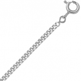 Chaine or maille Gourmette 9 carats en r�duction