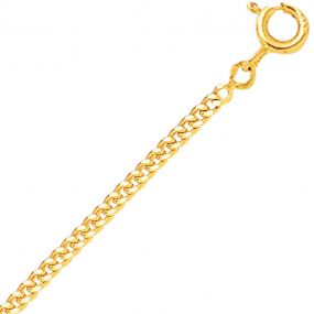 Chaine or maille Gourmette 9 carats similaire