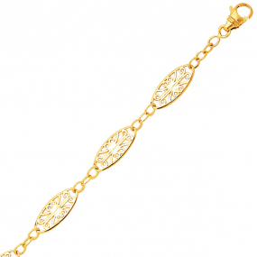 Chaine or motif Filigranes en r�duction