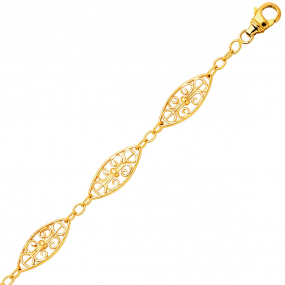 Chaine or motif Filigranes en r�duction