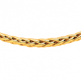 Chiane en or maille palmier 8 mm similaire