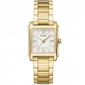 Cluse Angl�e Watch Steel - White - Gold fra�chement ajout�