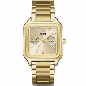 Cluse Gracieuse Multifunction Watch Steel - Full Gold Colour 