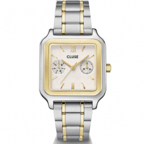 Cluse Gracieuse Multifunction Watch Steel - Silver - Two Tone