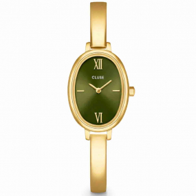 Cluse L'Ovale - Olive  - Gold Colour