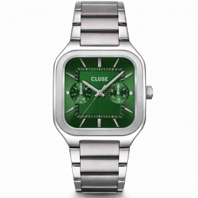 Cluse Quadrus Steel - Multifunction - Green