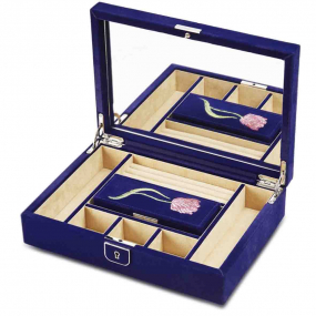  Coffret  Bijoux - Royal Asscher Medium Jewellery Box - Blue
