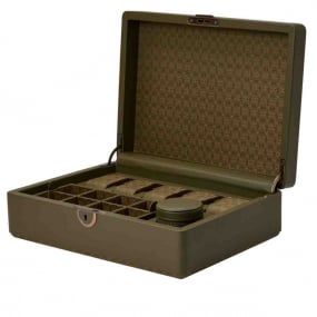 Coffret de montres- Earth 5 Piece Watch Box with Storage Wolf 1834 -Olive