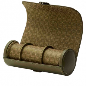 Coffret Montre Earth triple Watch Roll Wolf 1834 - Olive