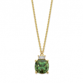 Collier Apatite et Diamant