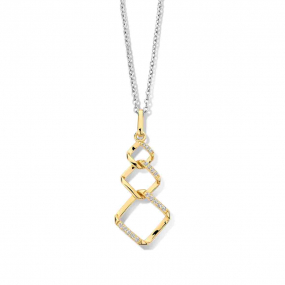 Collier Argent avec maillons de forme