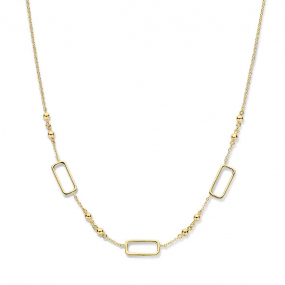 Collier Argent avec maillons forme similaire