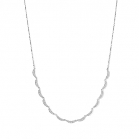 Collier Argent avec motifs de lune serti similaire