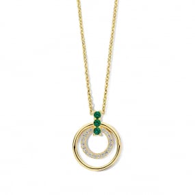 Collier Argent avec pendentif pierres similaire
