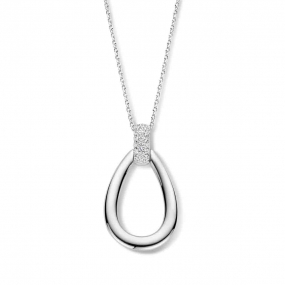 Collier Argent goutte - blire sertie similaire