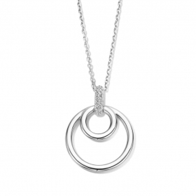 Collier Argent pavage Zirconium - Naiomy 