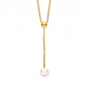 Collier Argent pendentif perle - Naiomy similaire