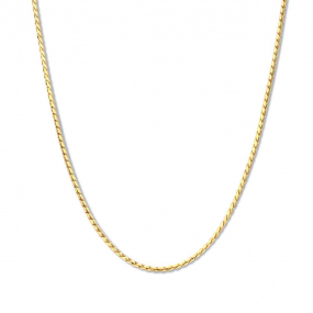 Collier argent plaqu or jaune- Naiomy