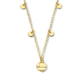 Collier Argent plaqu or - Naiomy similaire