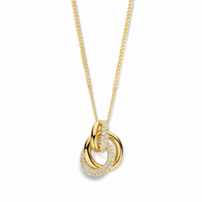 Collier argent - plaqu or - Oxydes - Naiomy