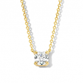 Collier Argent plaqu or serti de similaire