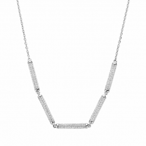 Collier Argent Serti d'oxydes - Naiomy similaire