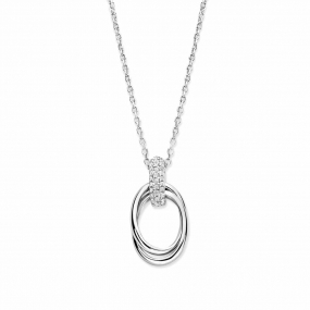 Collier Argent Serti d'oxydes - Naiomy  similaire