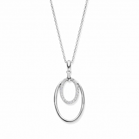 Collier Argent Serti d'oxydes - Naiomy similaire