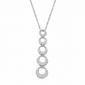 Collier Argent Serti d'oxydes  - Naiomy similaire