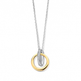 Collier Argent serti de zirconium - similaire