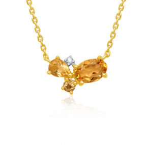 Collier Citrine