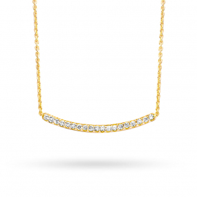 Collier  diamant 0.075 ct One More Ischia 052415A

