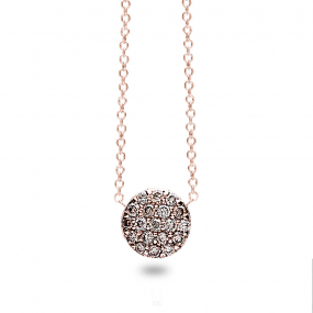 Collier One More diamants bruns