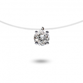 Collier diamant Nylon 0.15 ct 