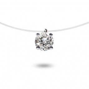 Collier diamant Nylon 0.20 ct 