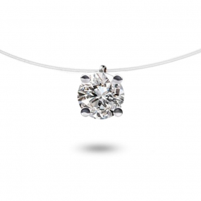 Collier diamant Nylon 0.25 ct 