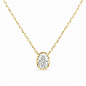 Collier diamant Ovale