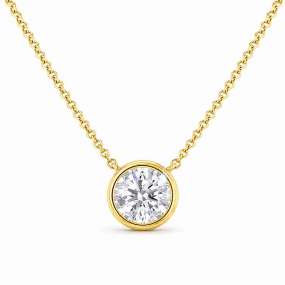 Collier diamant serti clos similaire