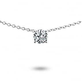 Collier diamant solitaire