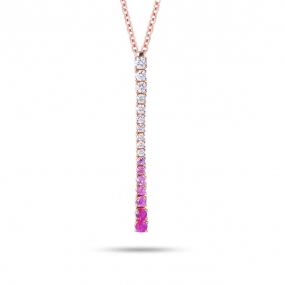 Collier Diamants et Saphirs